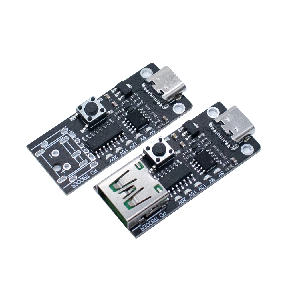 100W 5A USB-C Fast Charge Trigger Board Module PD/QC Decoy Board Fast Charge USB Type-c PD 2.0 3.0 Power Delivery Boost Module