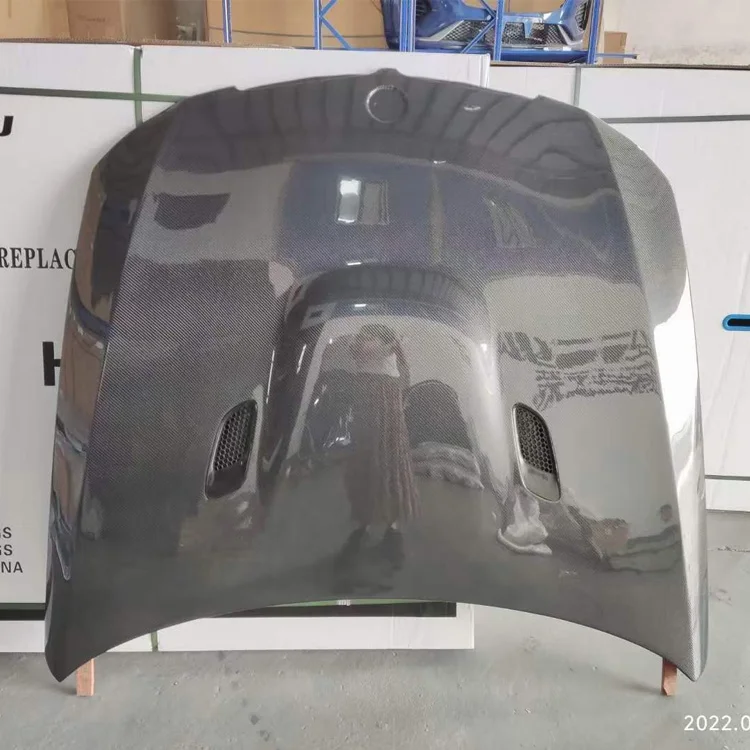 Factory Sale E90 E92 E93 Carbon Fiber Hood for  3 Series E90 2006-2012 Pre-LCI/LCI Upgraded E90 M3-Style Hood 2006-2012