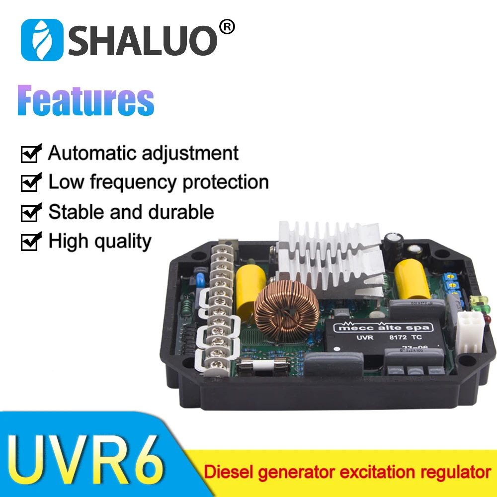 Factory Supply UVR6 AVR Automatic Voltage Regulator Stabilizer Mecc Alte Spa  Power Generator Alternator Spare Parts