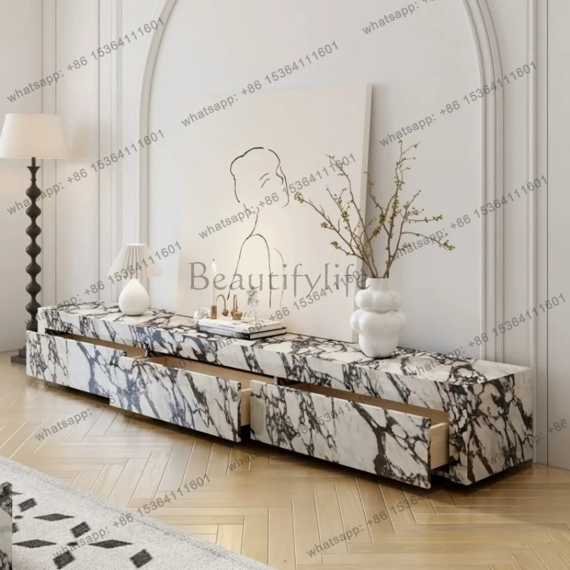 FG Designer Living Room Tv Cabinet Modern Drawers Storage Universal Showcase Luxury Tv Stands Home Muebles Chinese Style Furnitu