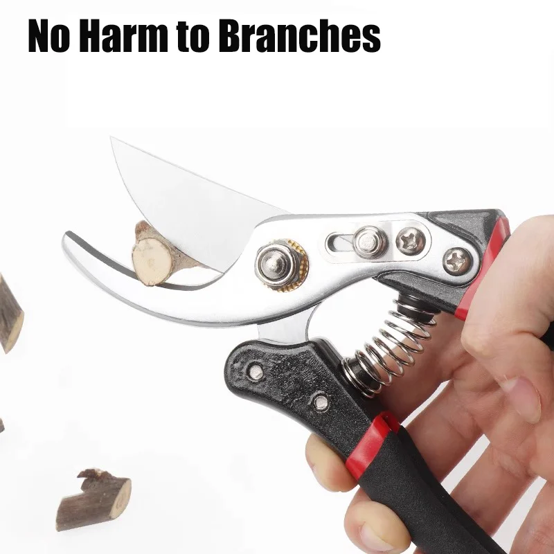 أدوات قطع الحدائق لقادين الأشجار مقصات البستان شجرة تقليم يدوية للحديقة مع شفرات فولاذية SK5 تشذيب فاكهة الحديقة