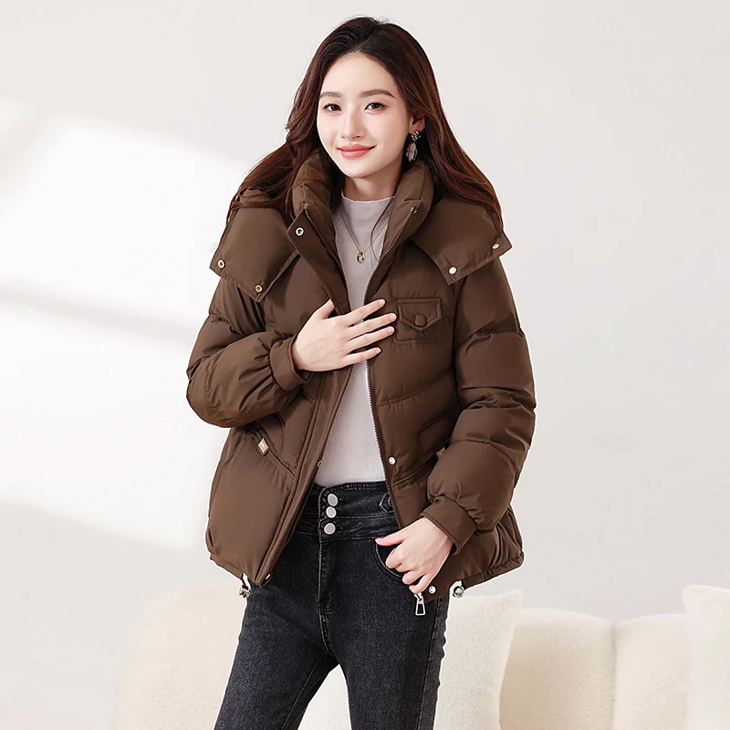 

Faionable Thiened Down Cotton Jaet, женское зимнее новое свободное пальто с капюшоном, супер красивое пальто с хлопковой подкладкой