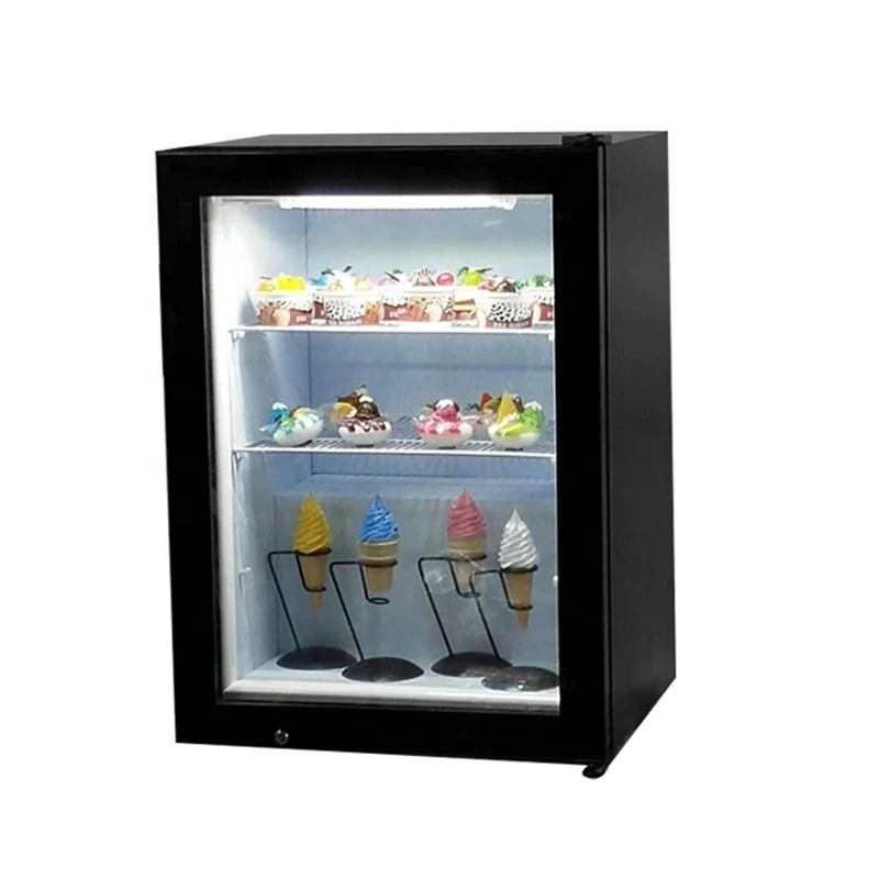 98L High-end Appearance High-capacity Upright Ice Cream Refrigerator