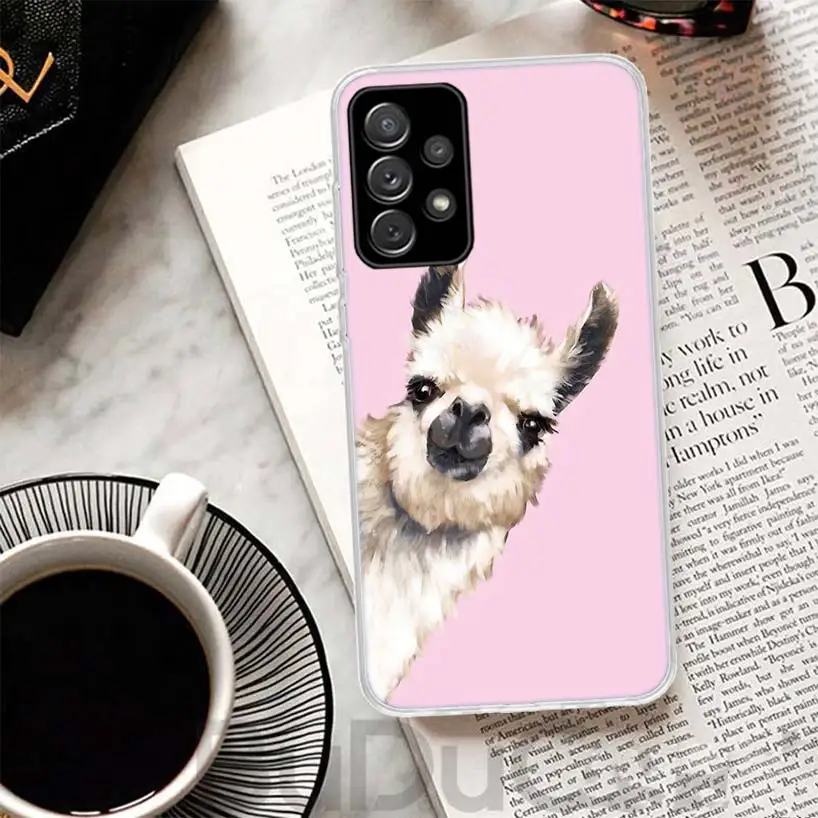 Lama Llama Alpacas Cover For Samsung Galaxy A51 A50 A71 A70 Phone Case A21S A31 A41 A10 A20E A30 A40 A01 A11 A6 A7 A8 A9 Coque