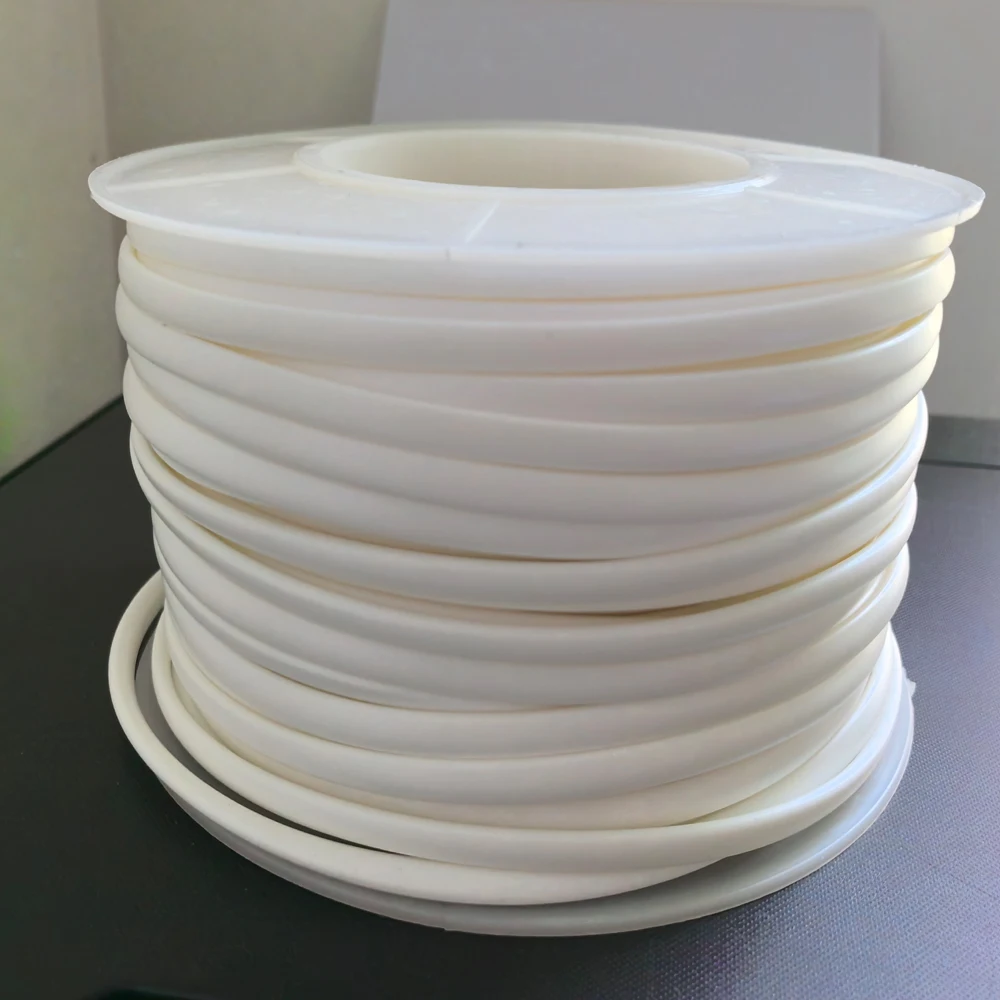 New PVC Flat Tube H30-H100 White Number Tube Used for S700E LM-550A/E LM-390A S650 C-280T Wire Marker Electronic Printer