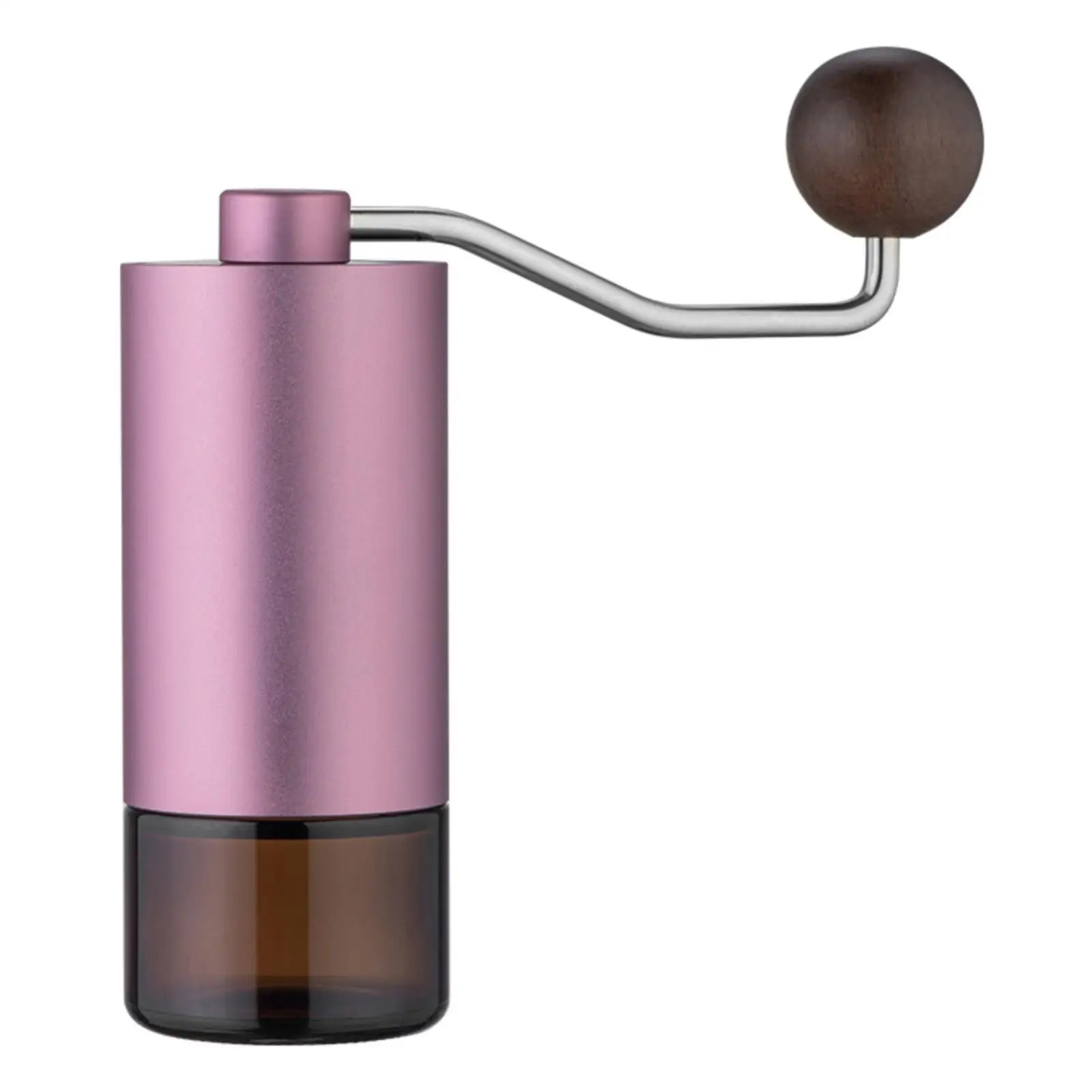 Portable Manual Coffee Grinder Aluminum Body Ceramic Burr Mill for Camping Hiking Travel Coffee Lovers Gift