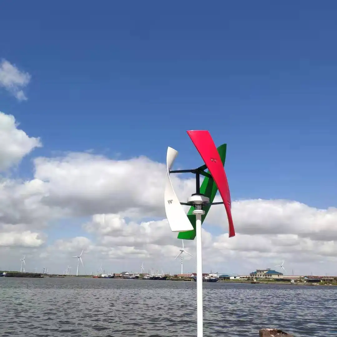 Imagem -03 - Nova Chegada Facotry 600w 800w 1000w 12v 24v 48v Eixo Vertical Turbina Eólica Gerador Mppt Controlador de Energia Livre para Uso Doméstico