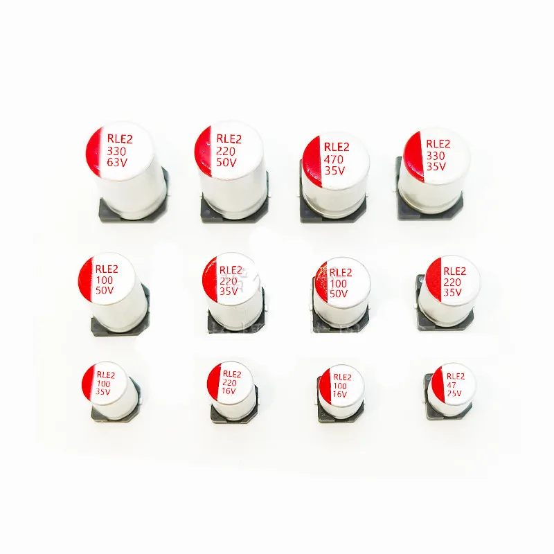 10PCS SMD Solid State Capacitor 6.3V/10V/16V/25V/35V/50V/100UF/220UF/330/470UF