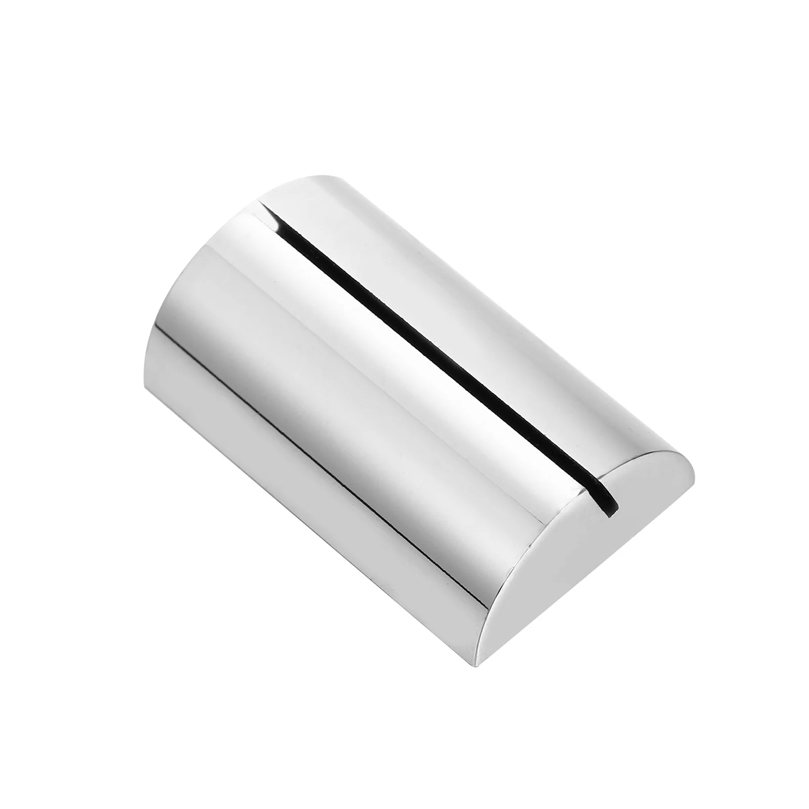 

Stainless Steel Business Card Holder Office Desk Display Stand for Conference Visiting Cards Storage Tool Clear Base Practical
