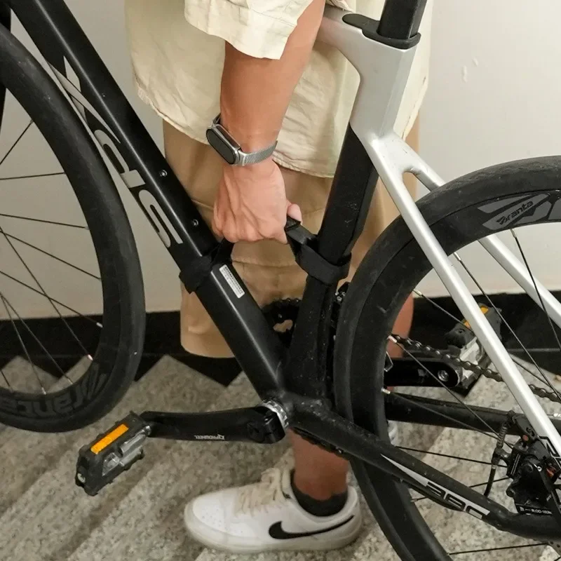 Bicycle Handheld Strap MTB Road Bicycle Effortless Handheld Strap Frame Comfortable Grip Assisted Nylon Strap Bike Accessories image 2