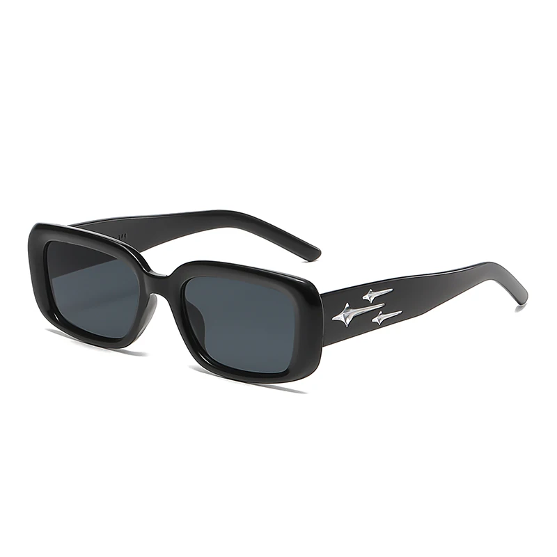 AliExpress Julyrays Cycling Retro Y2K Style Small Square Sunglasses Fashion Women kitten Eye Sunglasses Colorful Mirror Punk Suns Glasses UV400