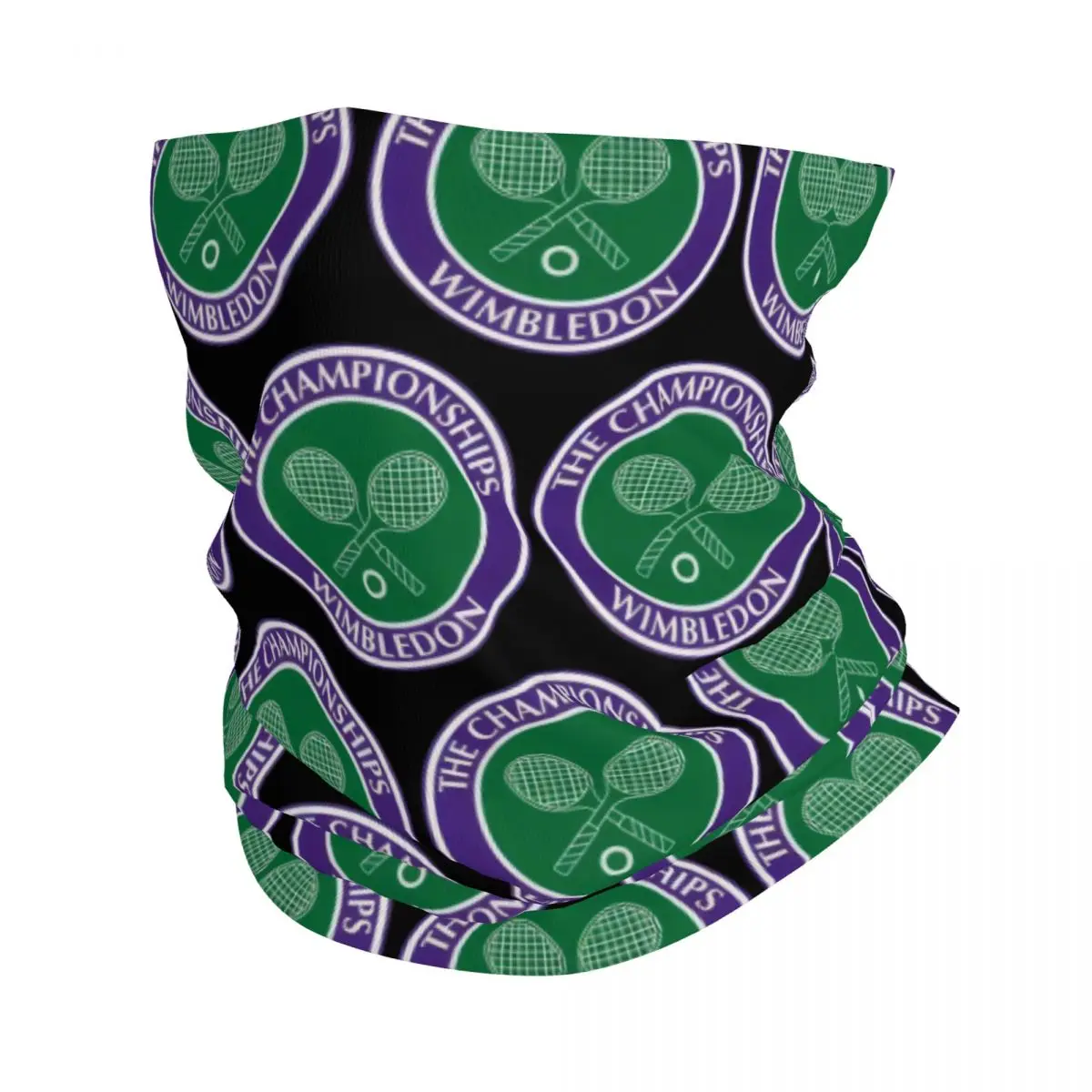 

Wimbledon Camping Logo Neck Gaiter Printed Unisex Face Mask Scarf Warm Headband Hiking Windproof