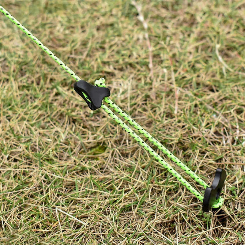 4mm/2.5mm Dia. 10m Fluorescent Paracord Outdoor Hiking Camping Tent Rope Clothesline Reflective Survival Equipment Multi Tools
