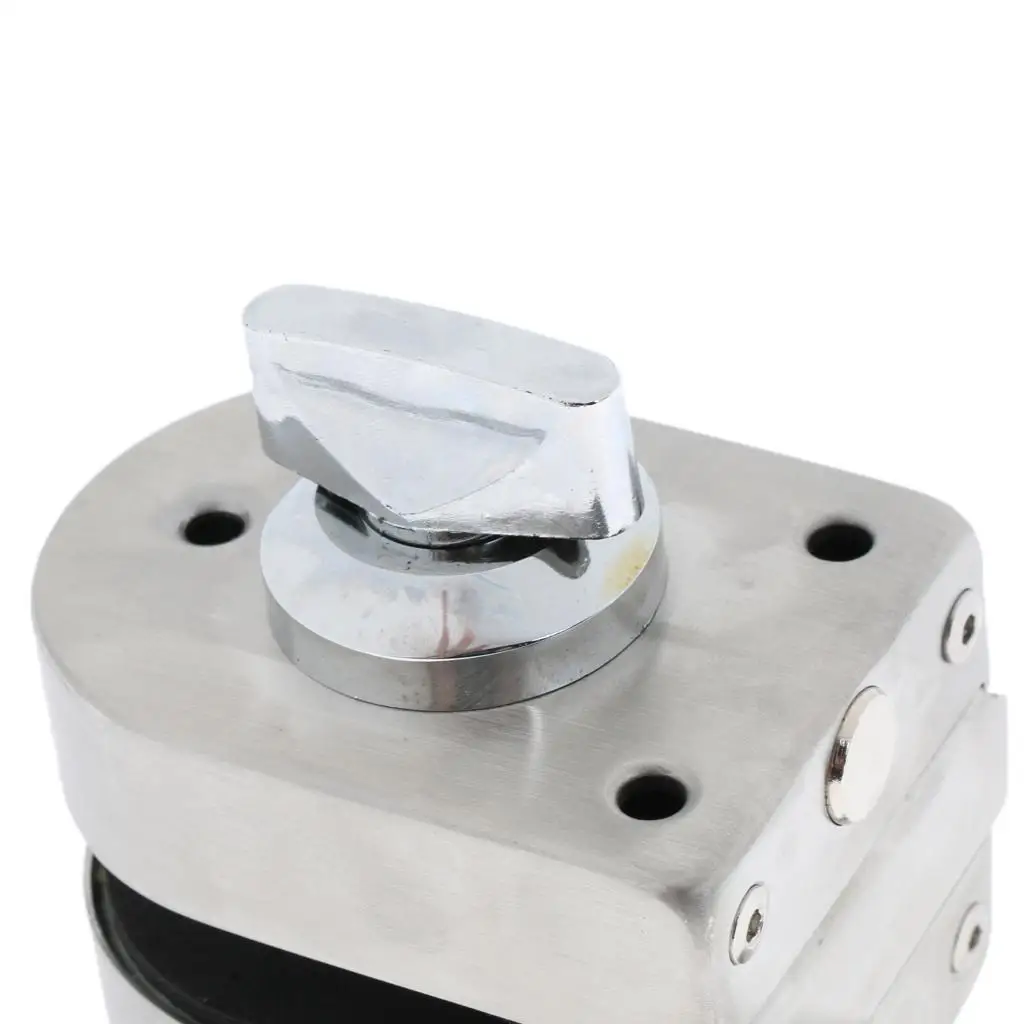 304 Stainless Steel Antitheft Security Glass Door Lock for 10-12mm Thickness