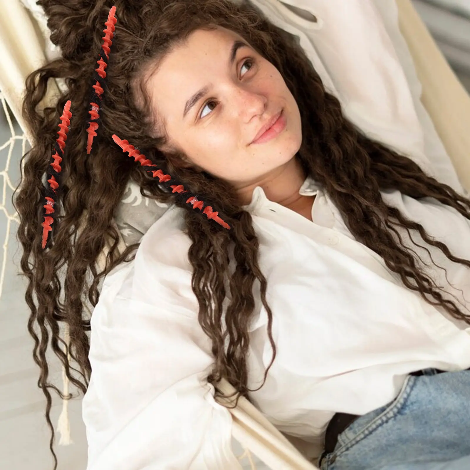 

Набор из 22 бигуди для завивки длинных и коротких волос, спиральные ролики, маленькие бигуди для химической завивки, для плотных локонов, кос и естественных причесок