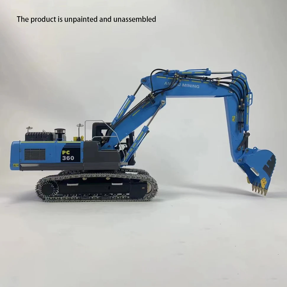 LESU 1/14 Hydraulic RC Excavator ET36L Three Sections Arm KIT  PC360 Electric Digger Unpainted Unassembled DIY Trucks Light Part