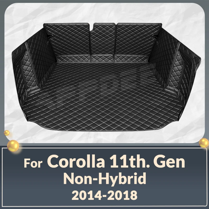 Full Coverage Trunk Mat For Toyota Corolla Non-hybrid 11th. Gen 2014-2018 17 16 15 Car Cover Pad Interior Protector Accessories