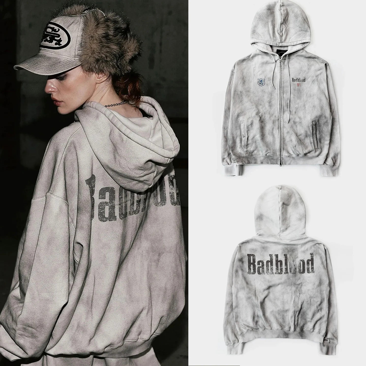 

Американская ретро-толстовка с принтом, свободная женская куртка, модная весенняя повседневная толстовка с длинным рукавом, удобная и стильная