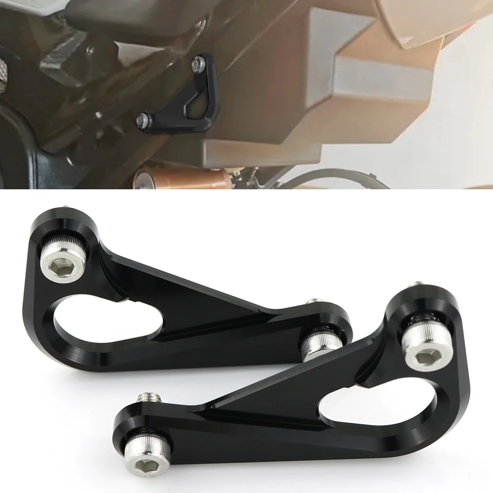 Fit For BMW S1000RR 2009-2019 S1000R 2014-2019 HP4 2012-2014 Rear Subframe Racing Hooks Tie Down Holder CNC Billet Aluminum