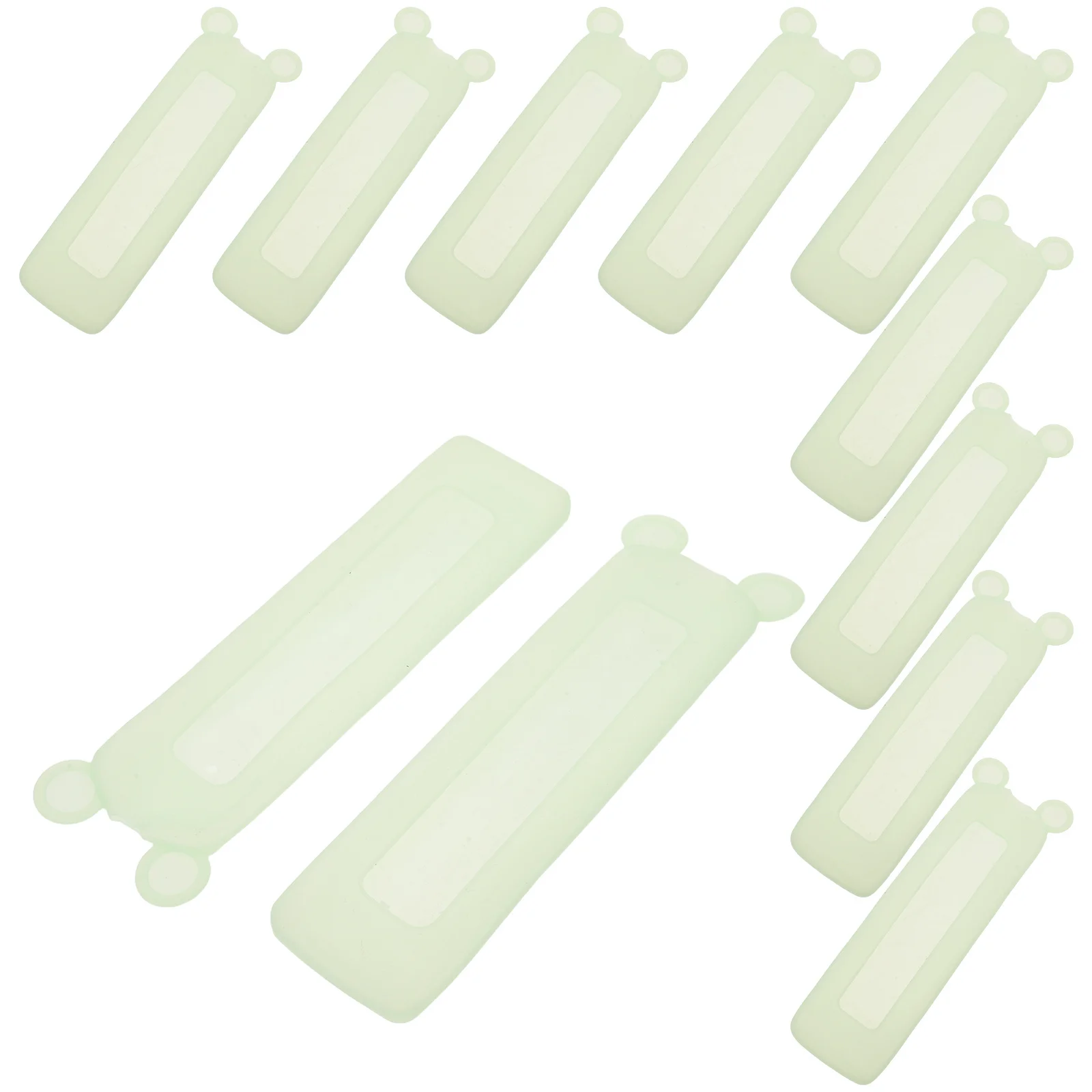 

10Pcs Bright Silicone Remote Controller Case Protective Cover Waterproof for Air Conditioner Universal Clear Sleeve with Cute