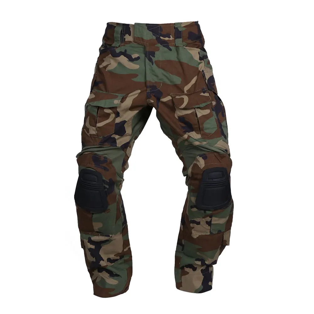 Imagem -04 - Combate Caça Uniforme Airsoft Sports Gen3 Homens Camisa Calças Conjunto Treinamento ao ar Livre Tops e Calças Woodland Emersongear-g3