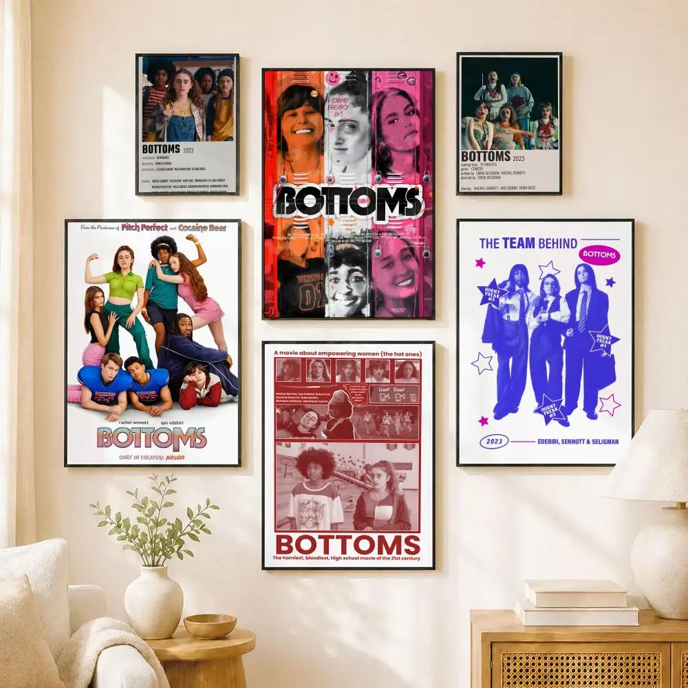 Bottoms Poster Water Proof Paper Print Room Decor Stickers Art Wall Decor Living Room
