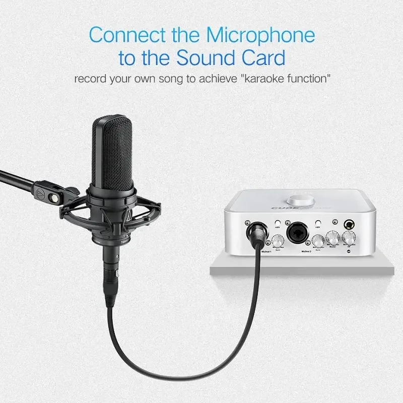 UGREEN XLR Cable XLR Male to Female Balanced 3 PIN XLR Microphone Cable