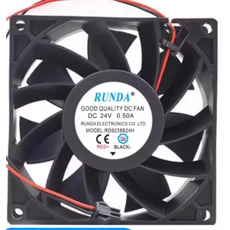 

New Cooler Fan For RUNDA RD9238B24H 24V 0.50A 9CM Cooling Fan 92*92*38MM