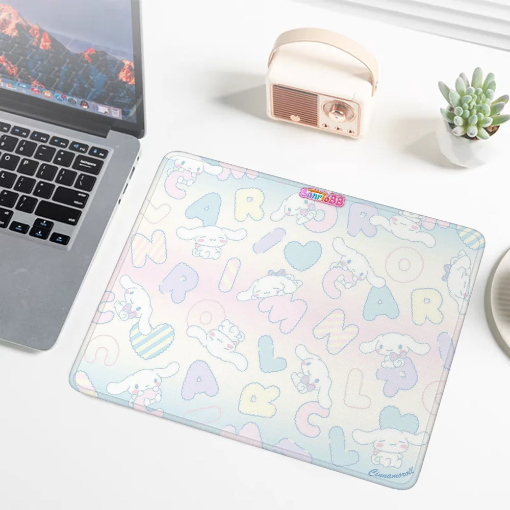 Sanrio Small Mausepad Cute Cinnamoroll Mousepad Gaming Pc Accessories Gamer Mouse Pad Desk Mat Deskmat Mouse for Computer Mats