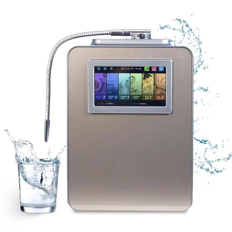 Muiltifunctional Alkaline Water Ionizer Machine pH 2.5-11.2 Alkaline Acidic Water Purifier kangen Ionizer Water Machine