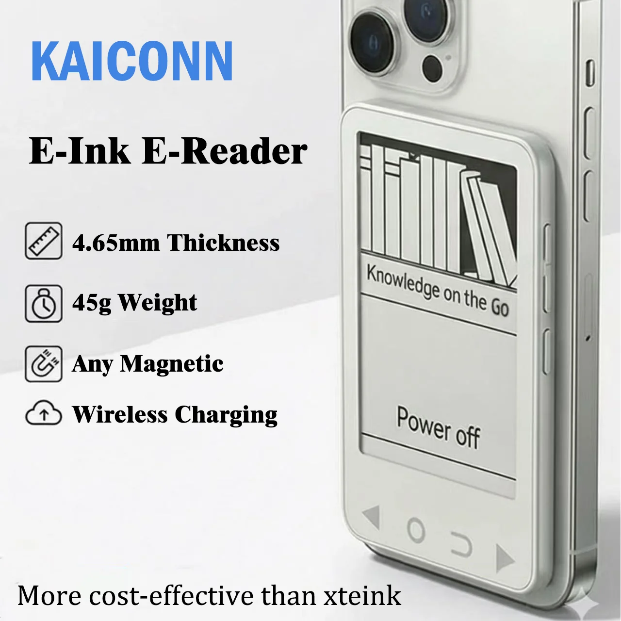 2026-new-model-kaiconn-e-book-reader-ink-screen-magnetic-lightweight-352-inch-122-ppi-portable-e-book-reader-with128mb