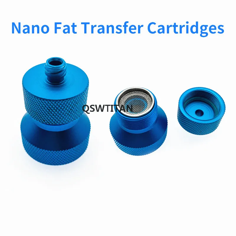 Liposuzione Nano Fat Transfer Nano fat filter set cartucce per convertitori di grasso trasferisci Luer a Luer per strumenti per la pratica della chirurgia grassa