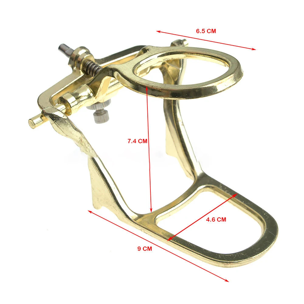 Universal Dental Lab Occlusion Articulator Copper Plating Adjustable Dentistry Clinic Dentistry Restoration Mechanical Device