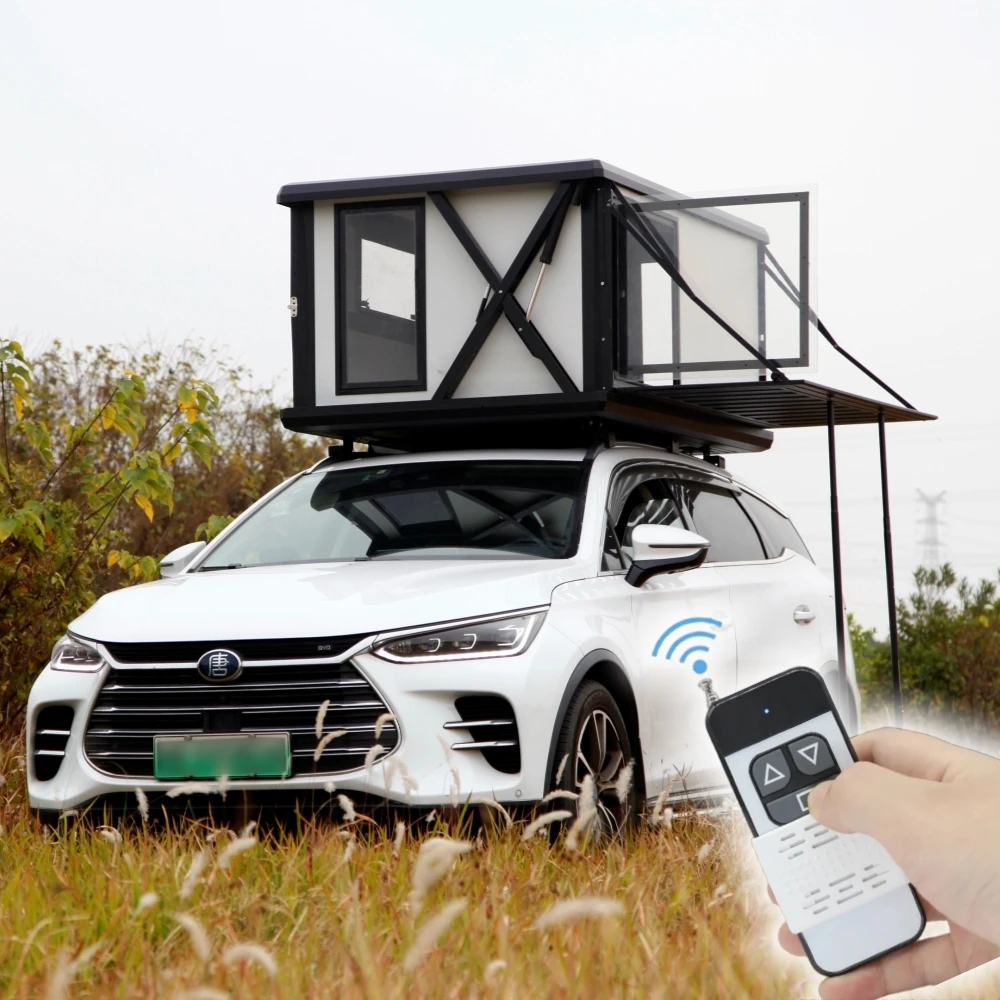 

Fully Automatic Electric Remote Control Roof Tent Hard Shell Top Ten for Outdoor Camping on 4x4 Offroad Vehicles