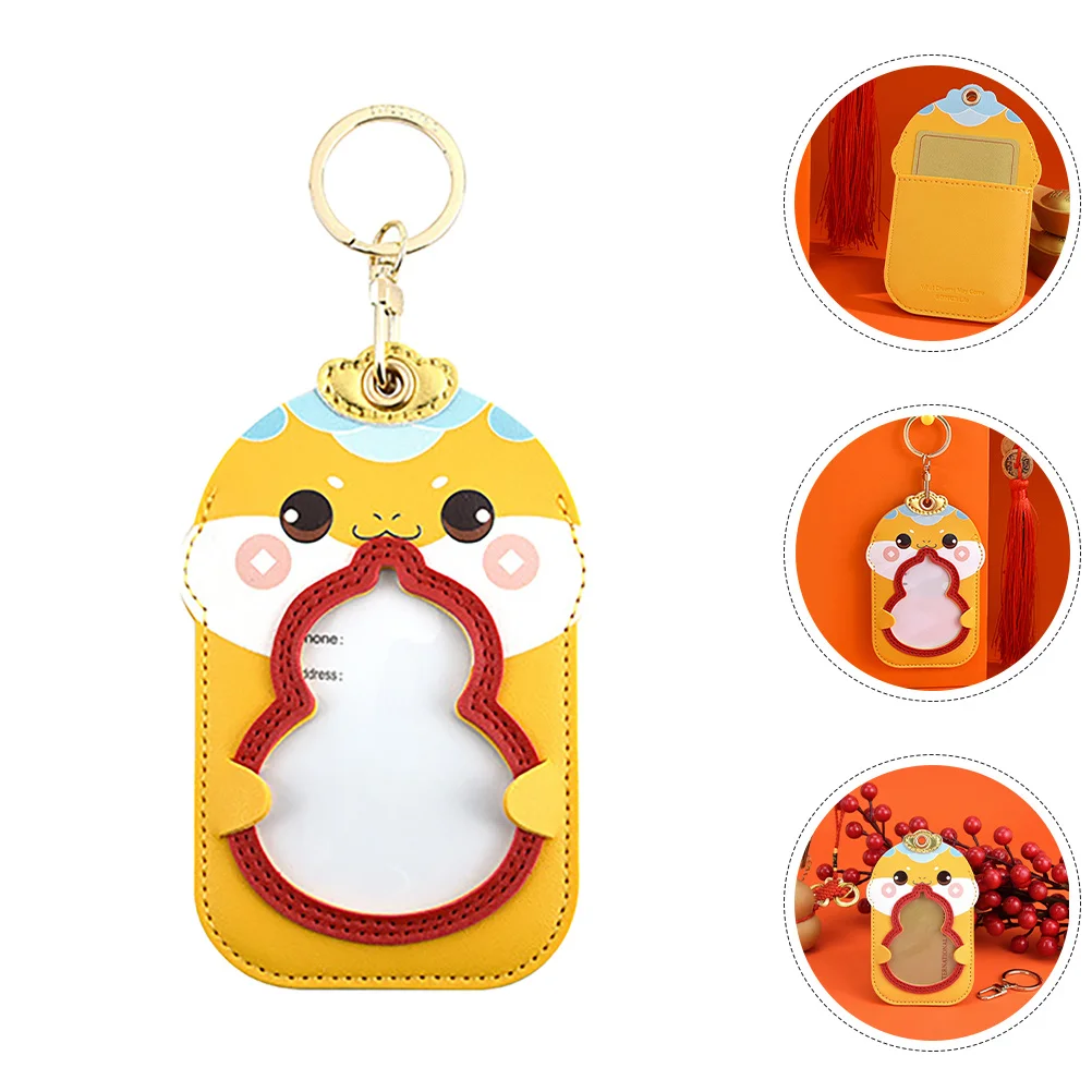 Fulu Snake Key Chain Car Fob Chinese New Year Keychain Empty Lotion Bottles
