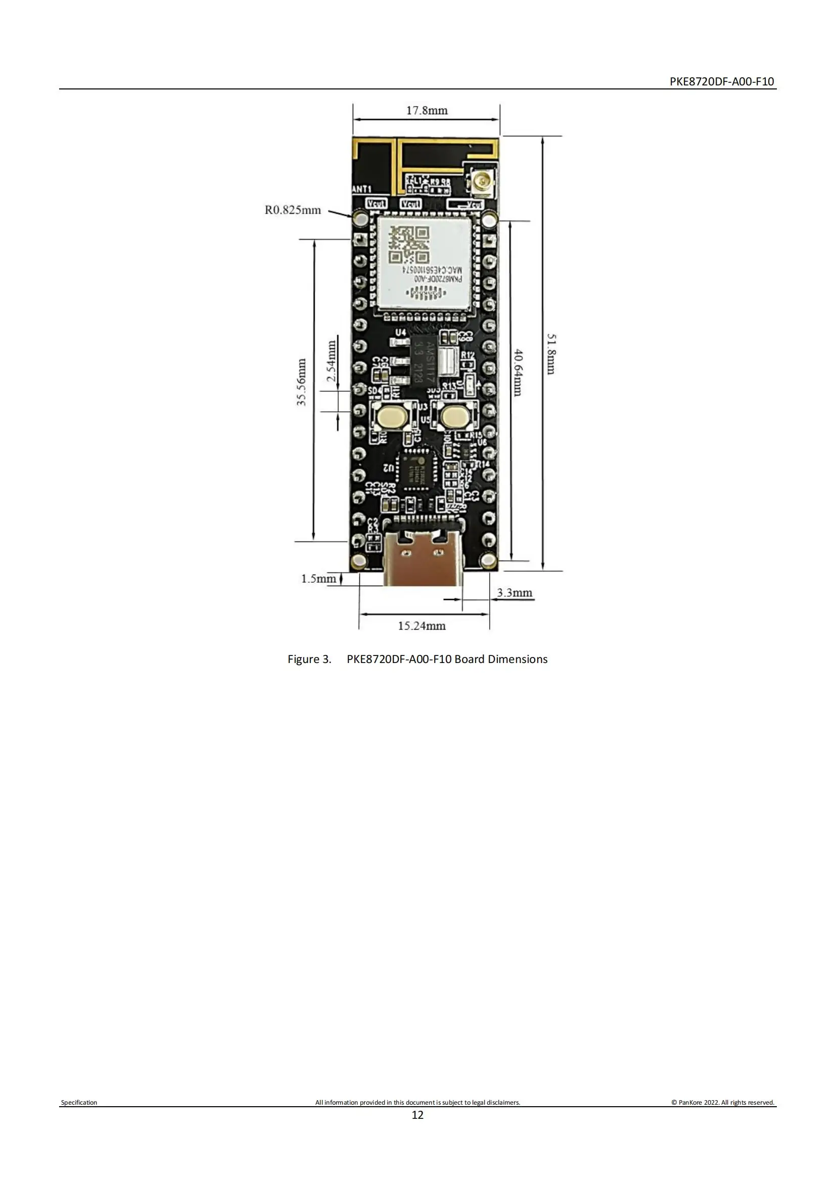 RTL8720DF Development Board Dual Band Wi-Fi Low Power BLE5.0 PKE8720DF-A00-F10 Module