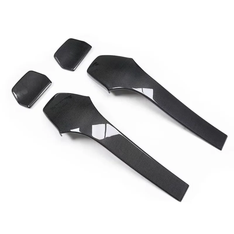 

For Bmw M2 F87 M3 F80 M4 F82 100% Dry Carbon Fiber Front Seat Back Cover Interior Trims Decoration Parts Set 2014-2020