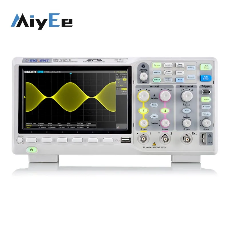 Miyee SDS1072X-E 70MHz 2 Channel Oscilloscope SDS1000X-E Series 1GSa/s Digital Phosphor Oscilloscope