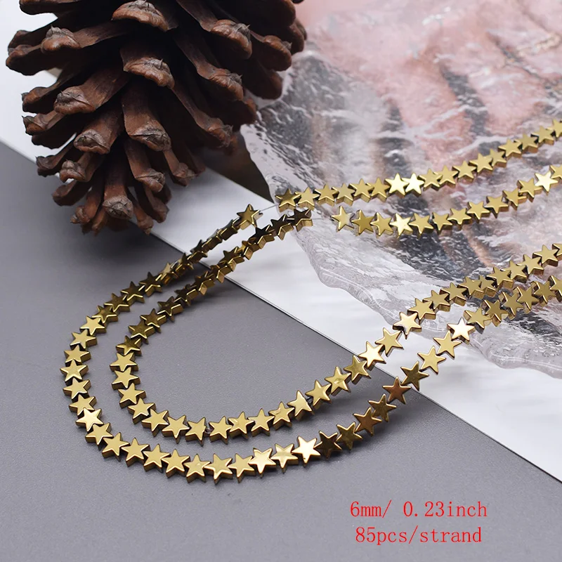 Überzug Gold Farbe Retention Natürliche Hämatit Stein Spacer Lose Perlen Für Schmuck Machen Diy Armbänder Finden