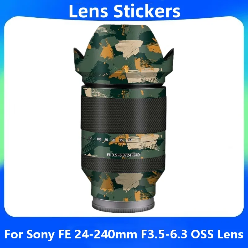 

Для Sony FE 24-240 мм F3,5-6,3 OSS SEL24240, наклейка на объектив, виниловая пленка, защитная наклейка для объектива, защитное покрытие 24 240