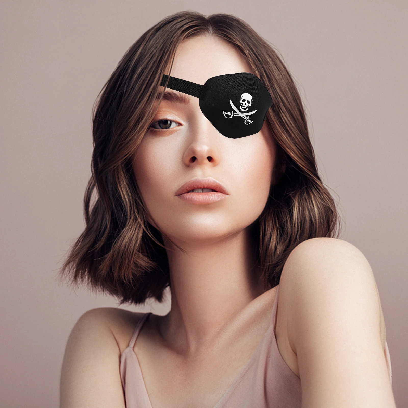 

2 Pcs Single Eye Mask Toys Funny Costume Props Kids Patches Party Cosplay Masquerade Accessories for Decorative Fashion Soft