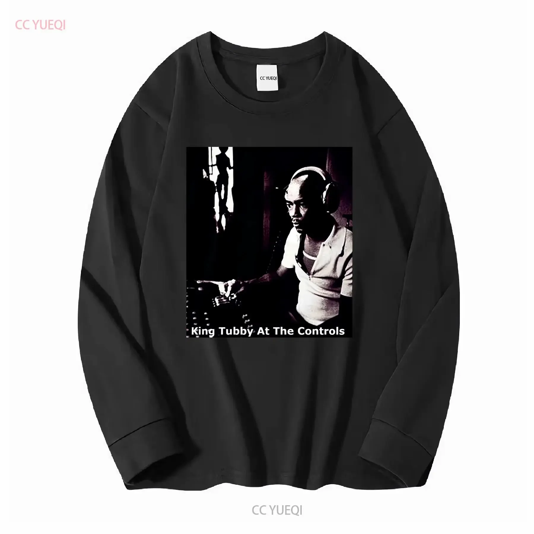 Dub Reggae Master King Tubby T Shirt at the Control Console Mixmaster Dubwise long or short sleeves vintage Washed Stylish