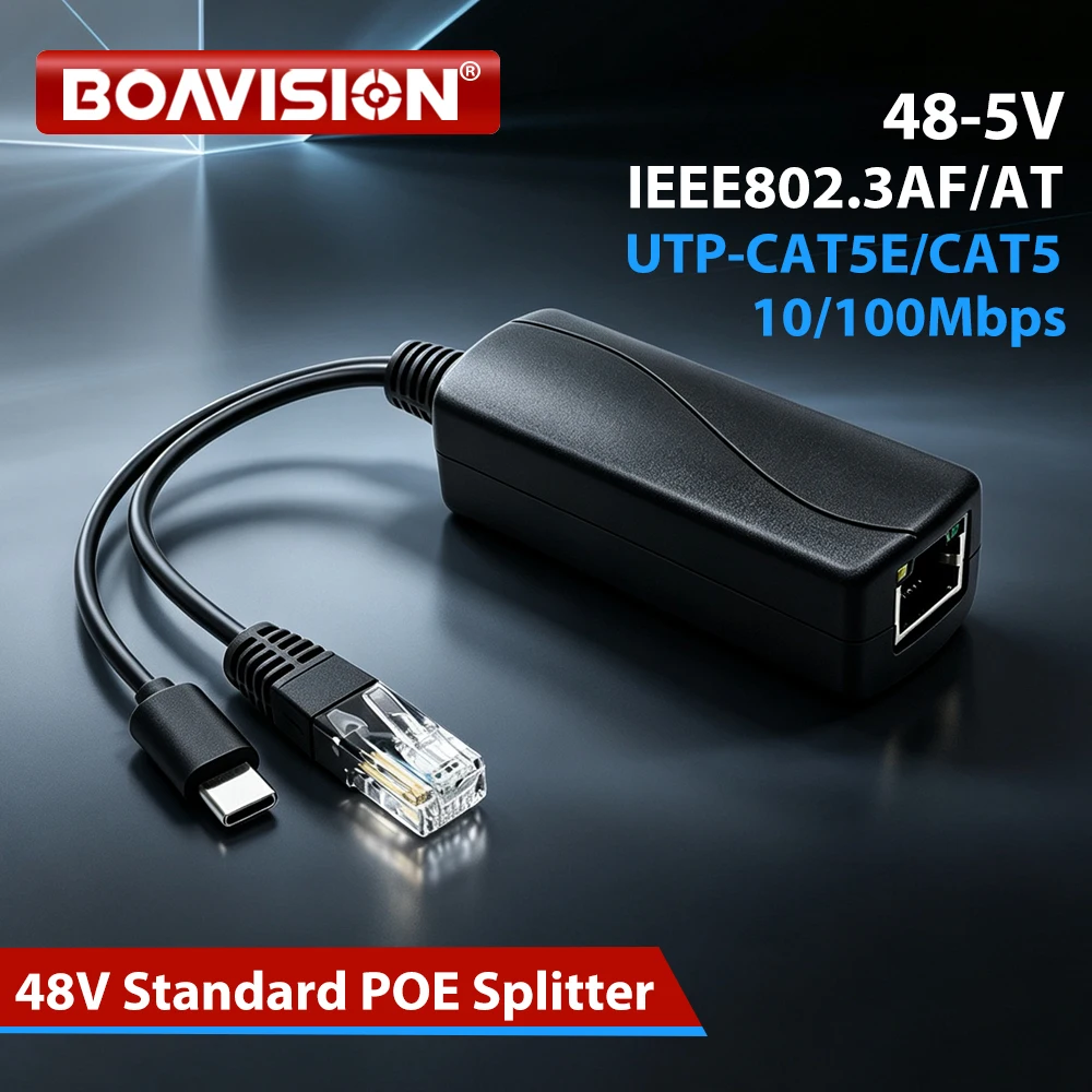 divisor-poe-padrao-48v-para-5v-24a-porta-tipo-c-rj45-10-100-mbps-em-conformidade-com-o-padrao-ieee8023af-at