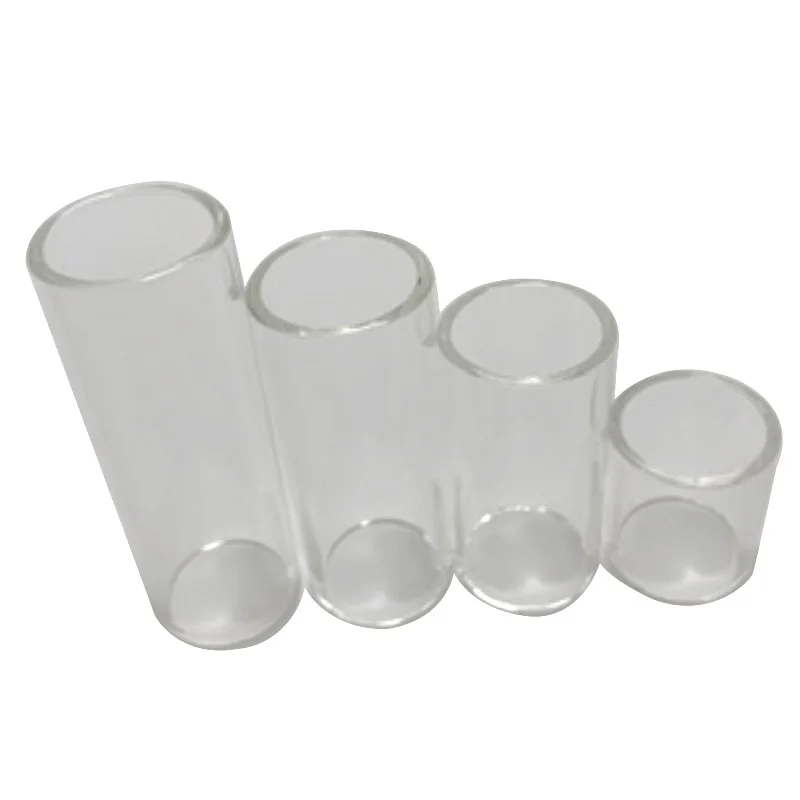 

New 4Pcs Glass Slide Glass Guitar Finger Sliders Guitar Accessories For Guitar Bass 70Mm 60Mm 51Mm 28Mm