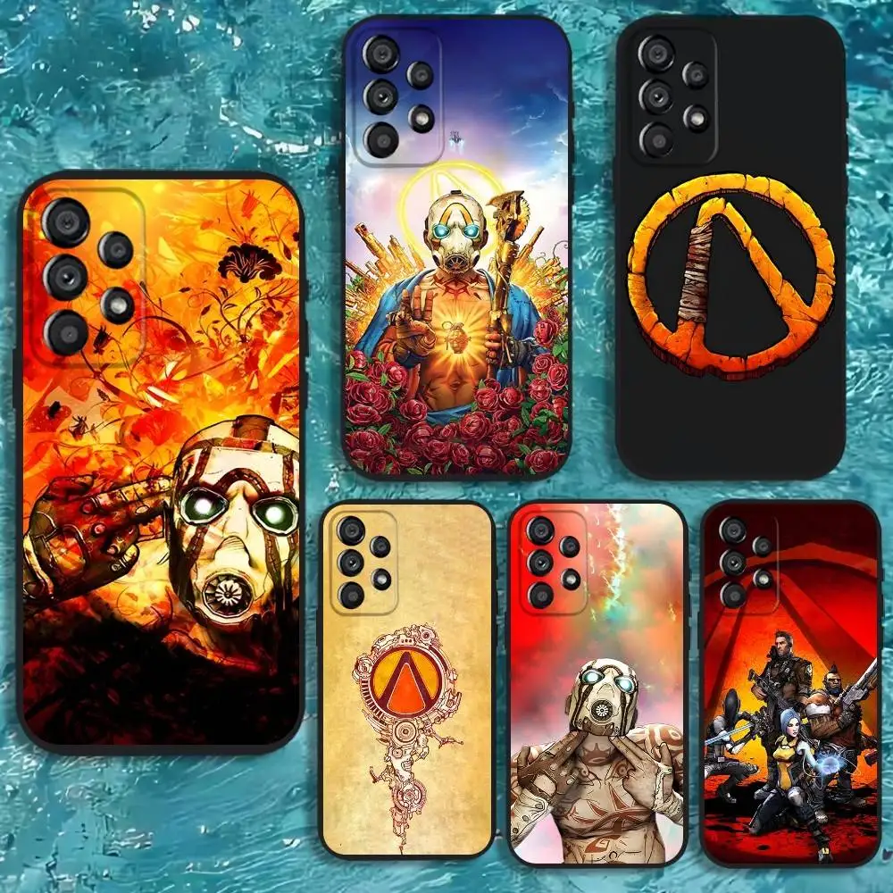 

B-Borderlands Game Phone Case For Samsung Galaxy A20,A21s,A22,A31,A32,A52,A53,A72,73,A80 Soft Black Cover