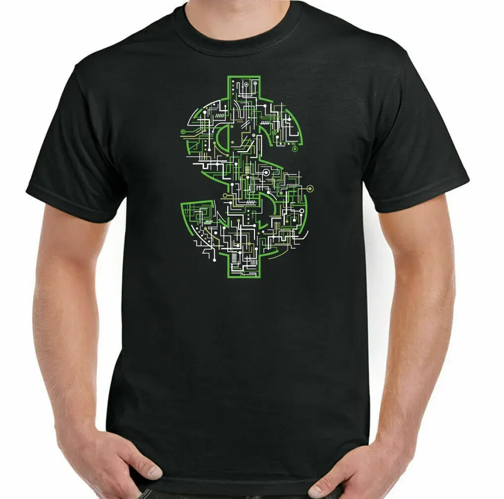Funny Money Dope Money Cash Dope Swag Electric Dollar Sign T-Shirt. Summer Cotton O-Neck Short Sleeve Mens T Shirt New S-3XL