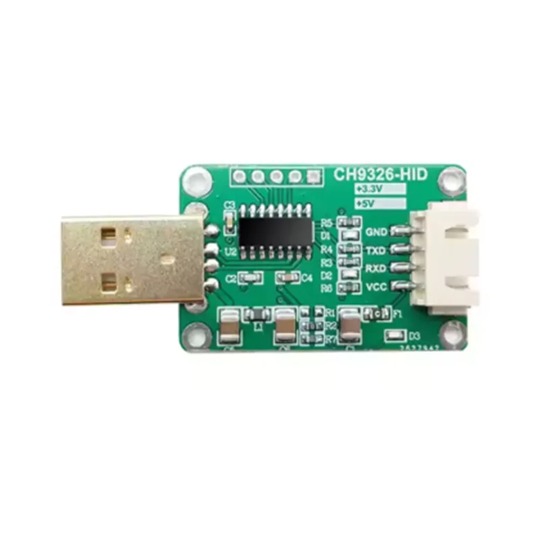 CH9326 Module, Serial‑Port to USB / USB‑TTL / HID Converter Module With Dedicated Wiring Harness, For Firmware Flashing