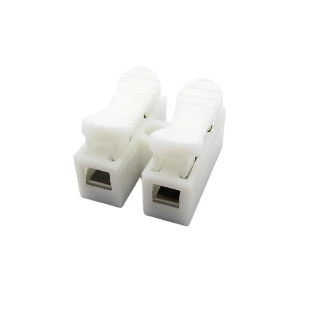 10pcs CH-2 Cable Connector Electrical Cable Terminal Spring Wire Connectors
