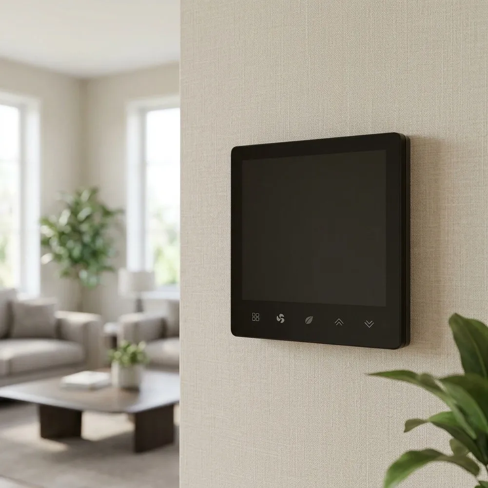 Precision Digital Thermostat for Central AC Systems Temperature Range 5~35C Accuracy 0. LED Display 230V Rated