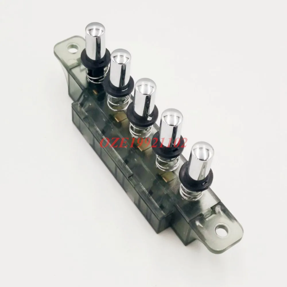 1PC 3-Interlock 1-Reset 1-Latching 5 Keys Button Switch 250VAC 4A for Kitchen Hood /Range Hood